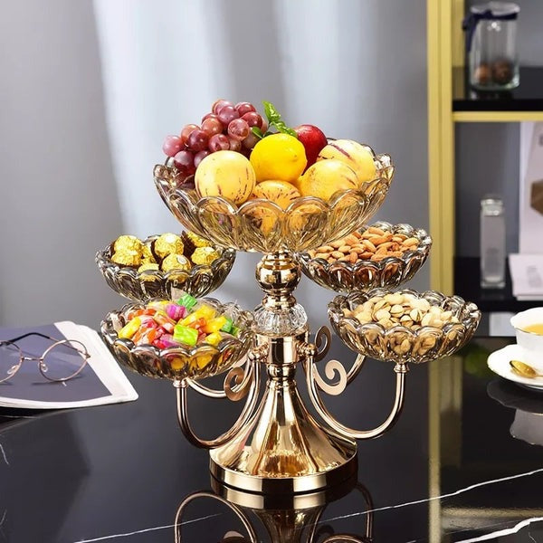 Ornamental Rotating Fruit Plate