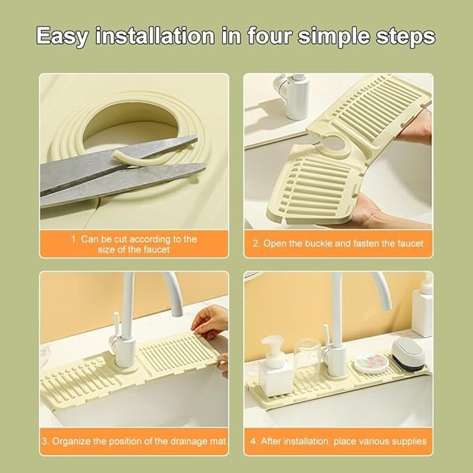 Silicone Sink Draining Pad