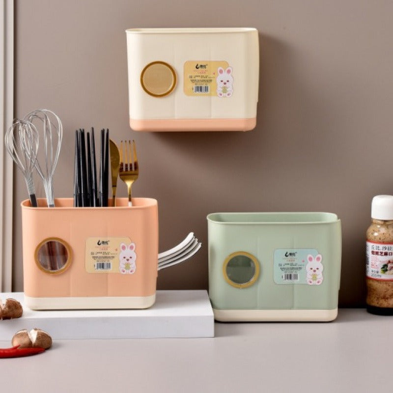 Self-Adhesive Wall Mounted Multi Storage Container