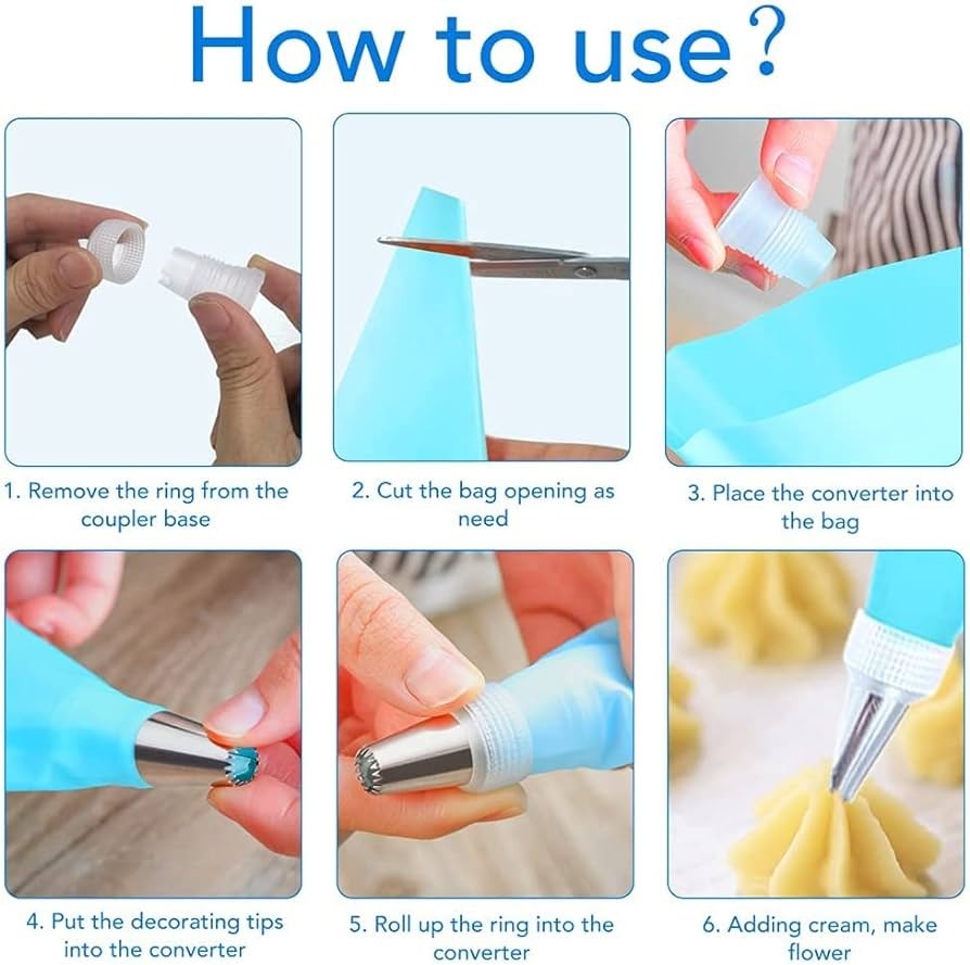 12pcs Cake Decorating Nozzle Set
