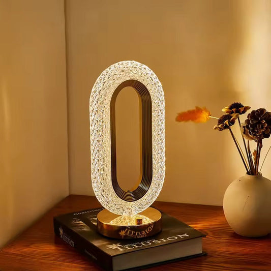 Crystal Touch Dimming Night Lamp Rechargeable
