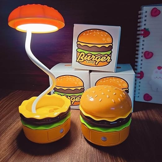 Rechargeable Burger Shape Table Lamp