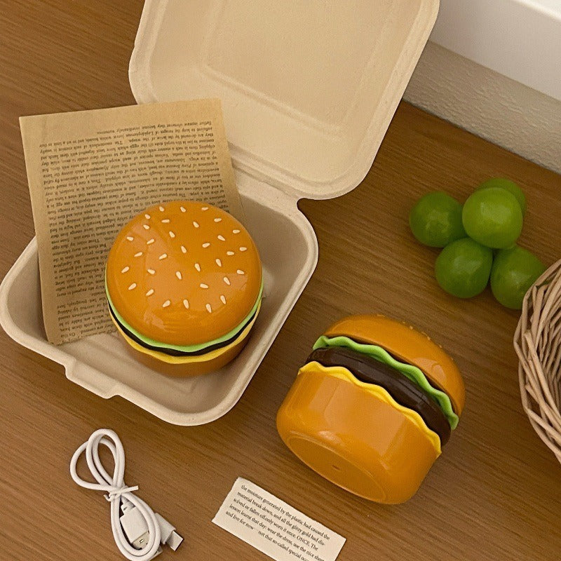 Rechargeable Burger Shape Table Lamp