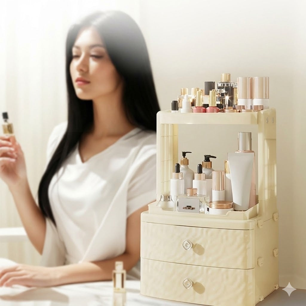 Multi-Layer Cosmetic Storage Box