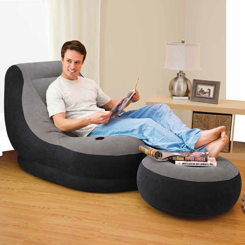PVC Inflatable Sofa with Ottoman