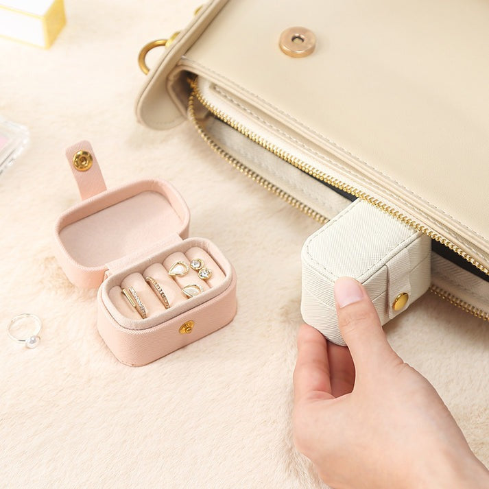Mini Portable Small Jewelry Rings Storage Box