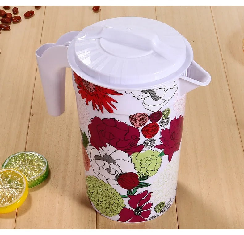 High Quality Plastic Printed Water Jug 2 Liter