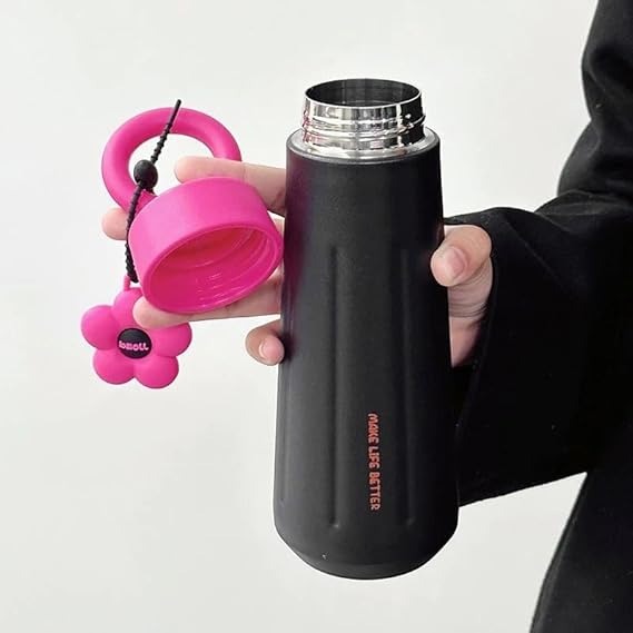 Stainless Steel Flower Thermal Bottle