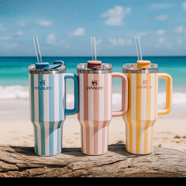 Printed Stainless Steel Heat Insulated Tumbler with Straw