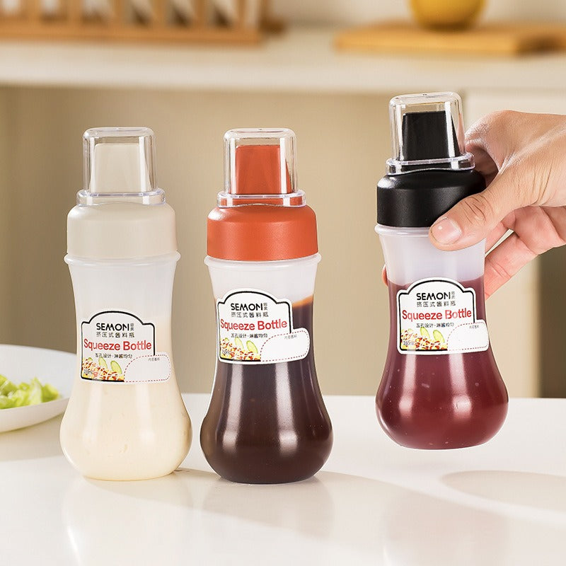 5 Hole Plastic Sauce Squeeze Bottle