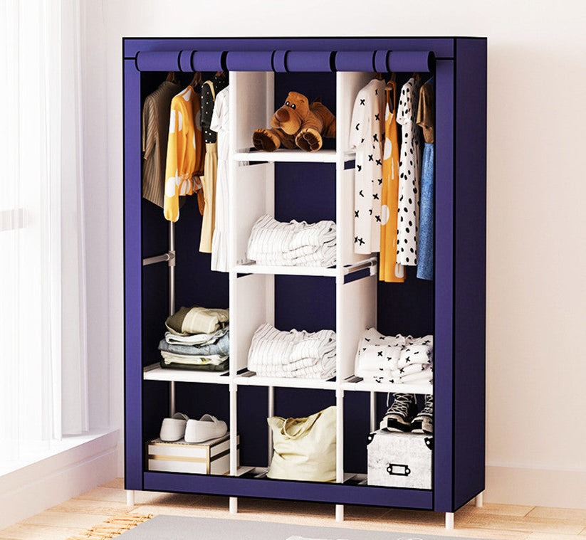 Space-Saving Portable Clothes Shelf