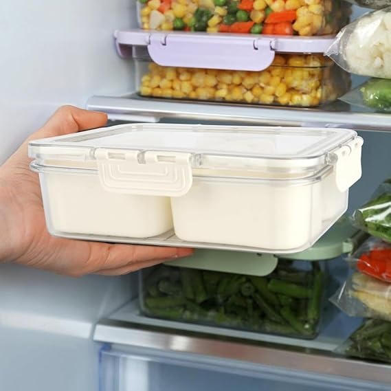 4 Compartment Snack Storage Box