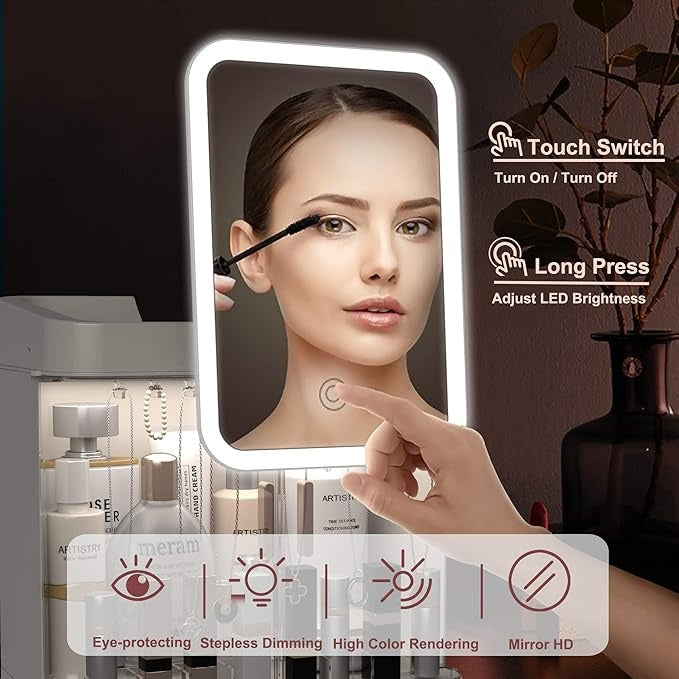 Large Capacity Makeup & Cosmetic Organizer (Without LED)