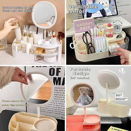 Large Capacity Drawer Cosmetic Organizer