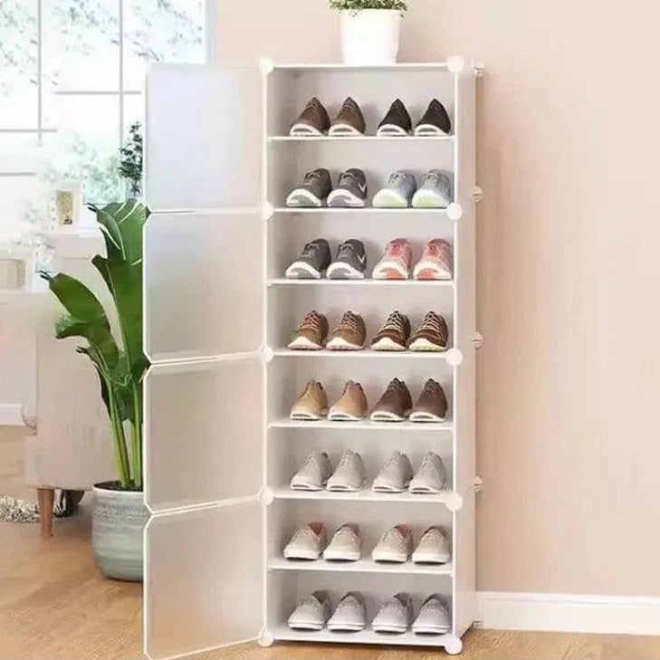 Space-Saving Attachable Cabinet Shoe Rack