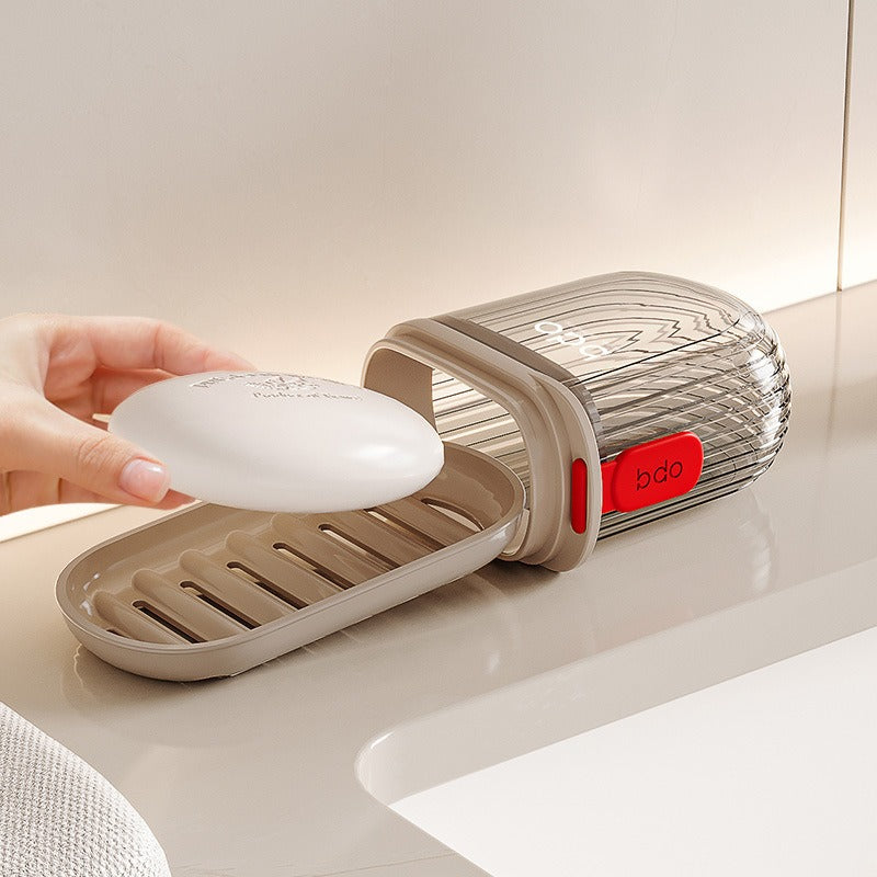 Leakproof  Acrylic Travel Soap Holder