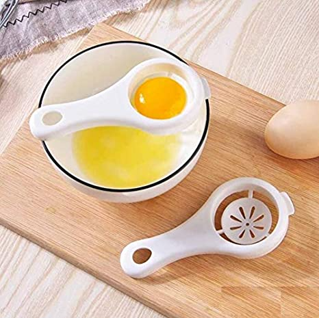 Pack of 2 -New Plastic Egg Separator White Yolk Sifting