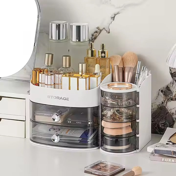 Compact Desk Organizer Storage Solution with Multiple Compartments