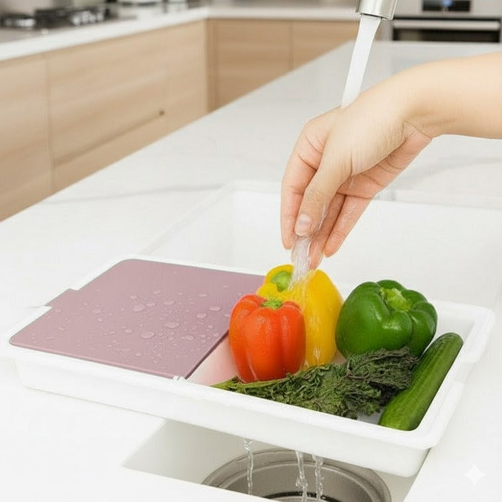 3 In 1 Multifunctional Chopping Board