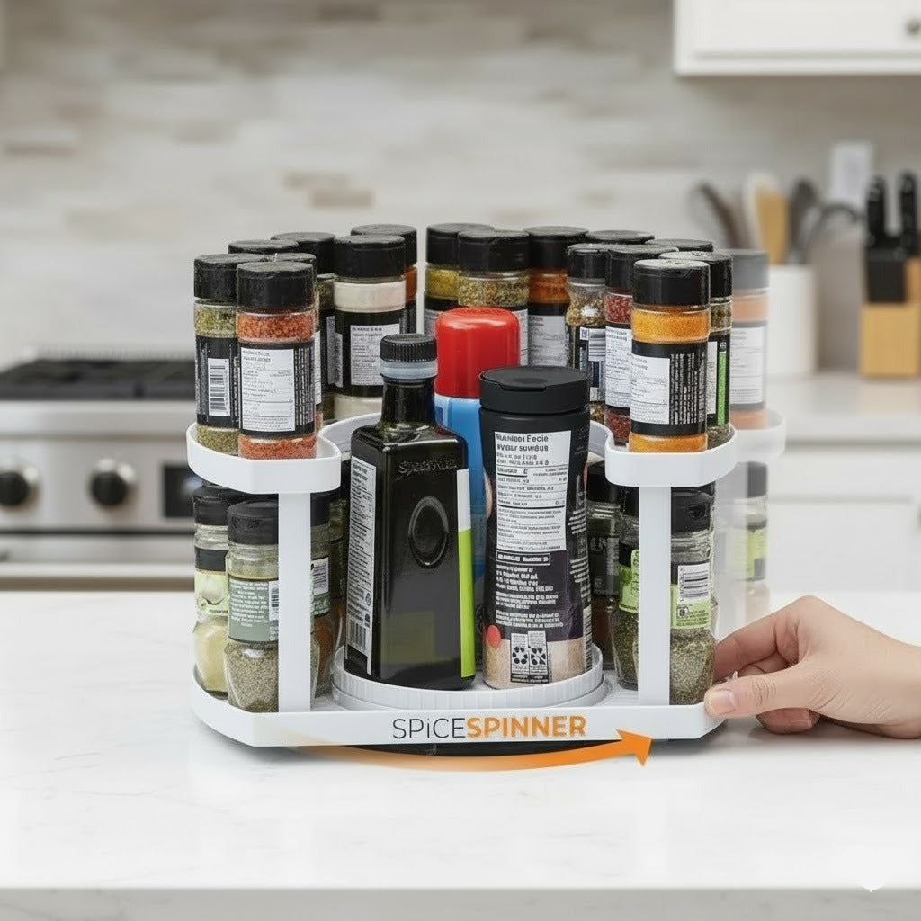 Two-Tiered Kitchen Spice Organizer