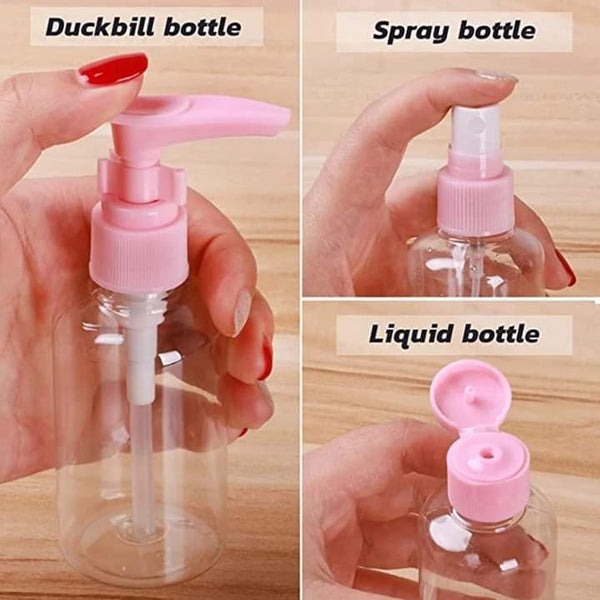 3PCs Travel Refillable Bottle