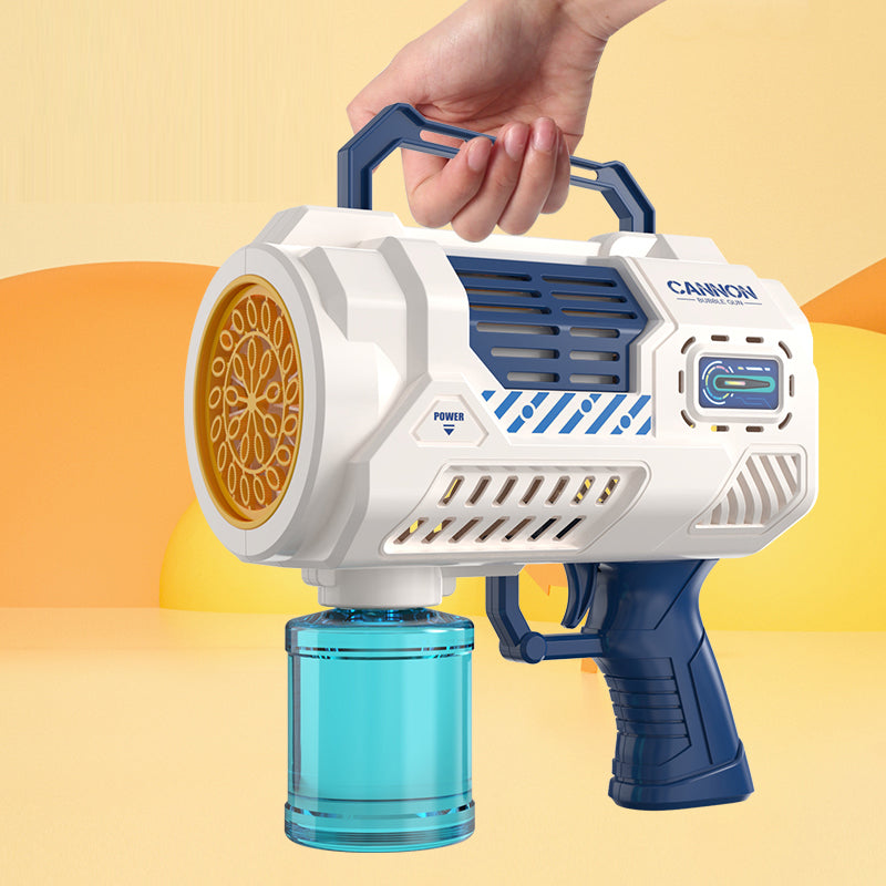 Rechargeable Colorful Bubble Machine Gun