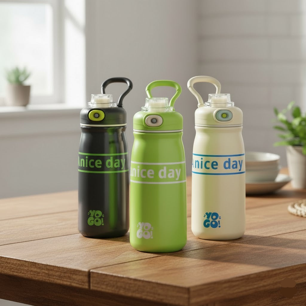 Printed Stainless Steel Insulated Water Bottle