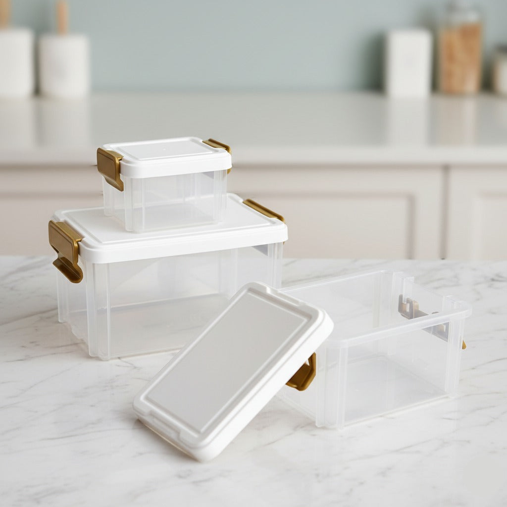 3PCs Multi-Purpose Stackable Storage Organizer