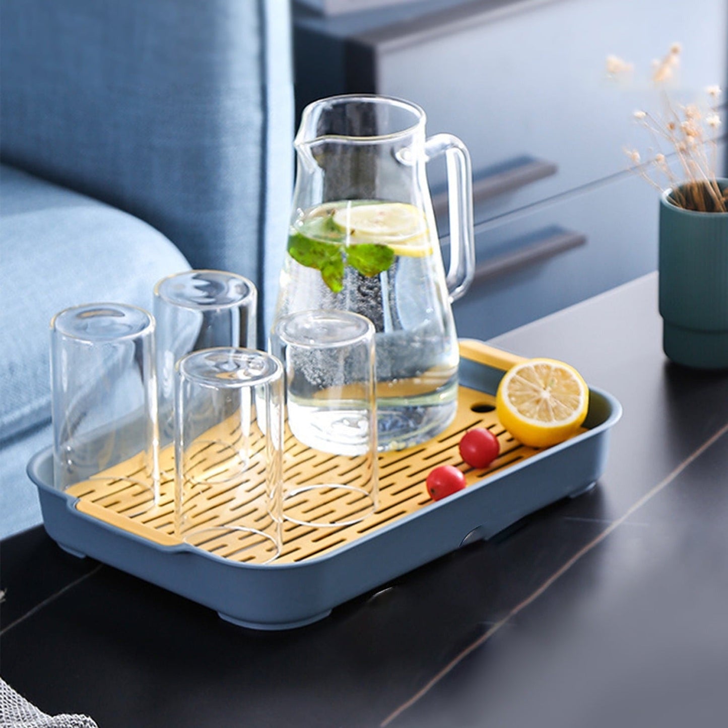 Anti-Slip Double Layer Drain Tray