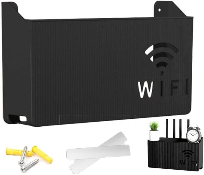 Wall Mounted Wireless Wifi Router Holder