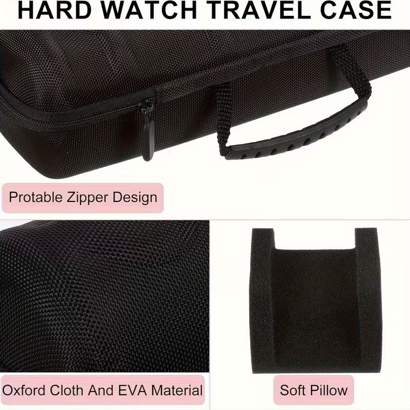 5-Slot Portable Travel Watch Organizer
