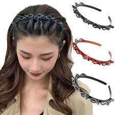 Hair Twister Headband with 8 clips