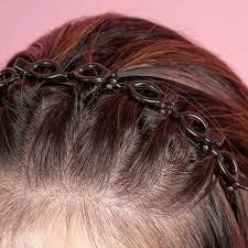 Hair Twister Headband with 8 clips