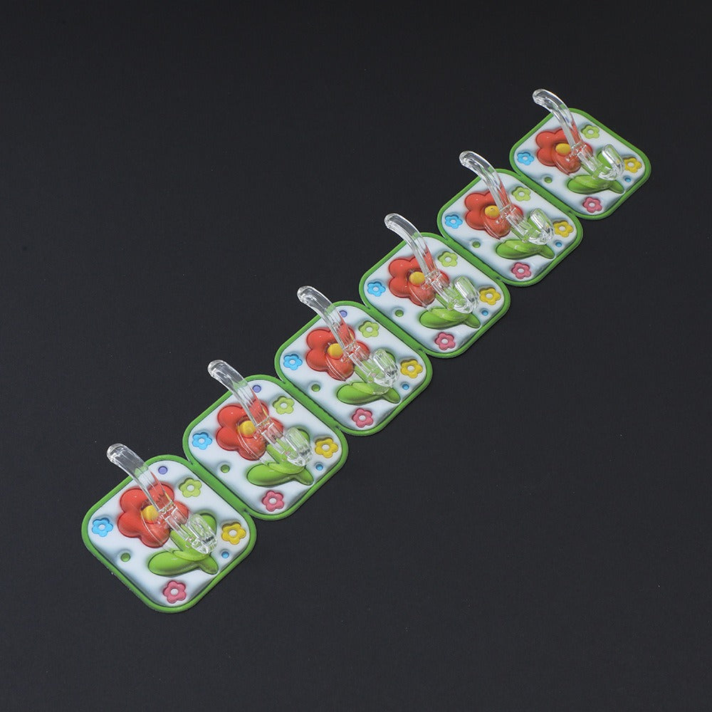 Self Adhesive 6 Hooks Strip