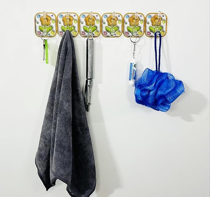 Self Adhesive 6 Hooks Strip