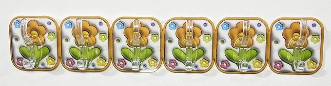 Self Adhesive 6 Hooks Strip