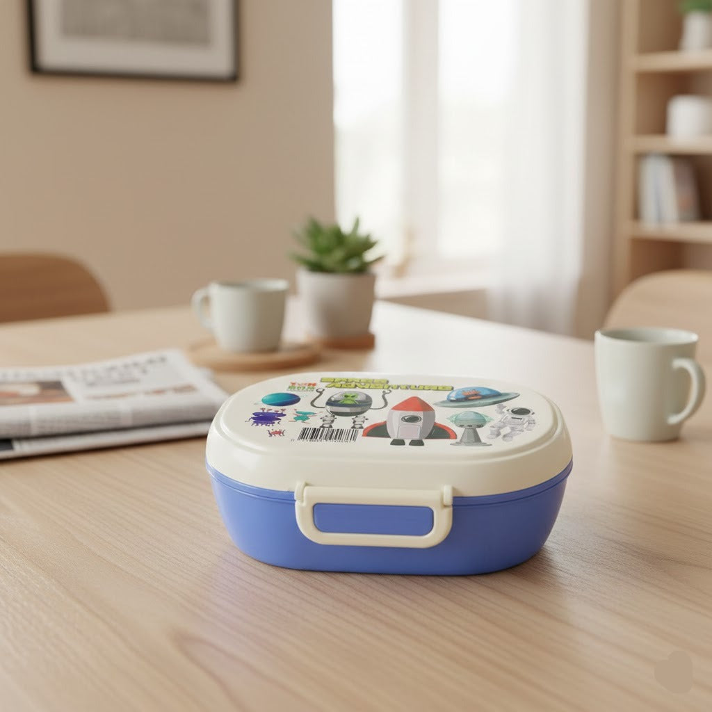 2 Layer Kids Printed Lunchbox
