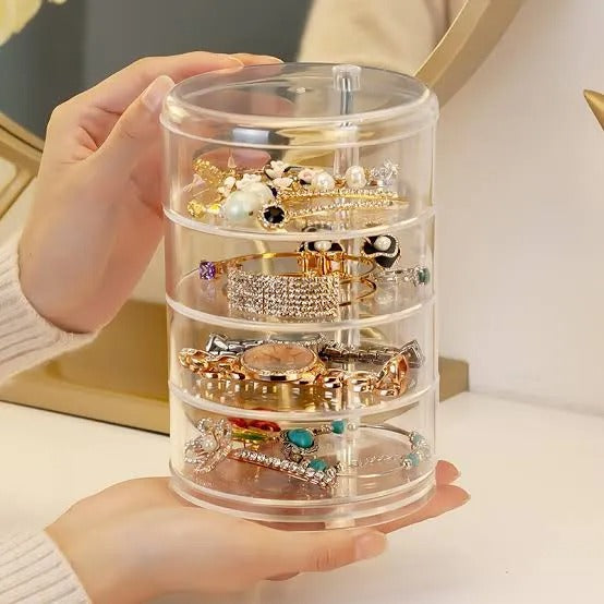 360 Rotatable 5 Layer Jewelry Storage Organizer