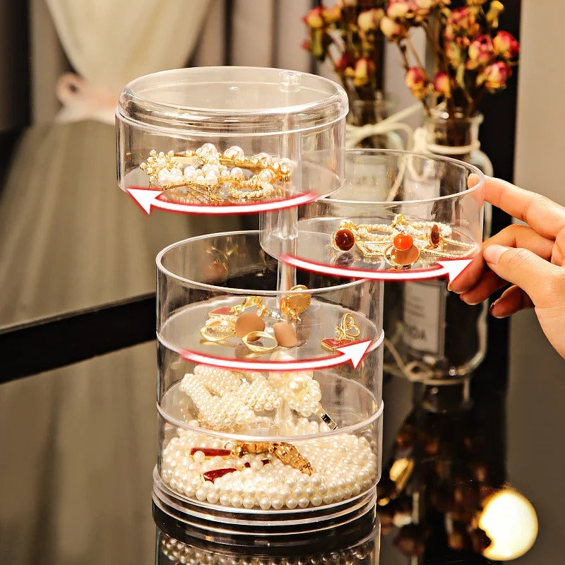 360 Rotatable 5 Layer Jewelry Storage Organizer