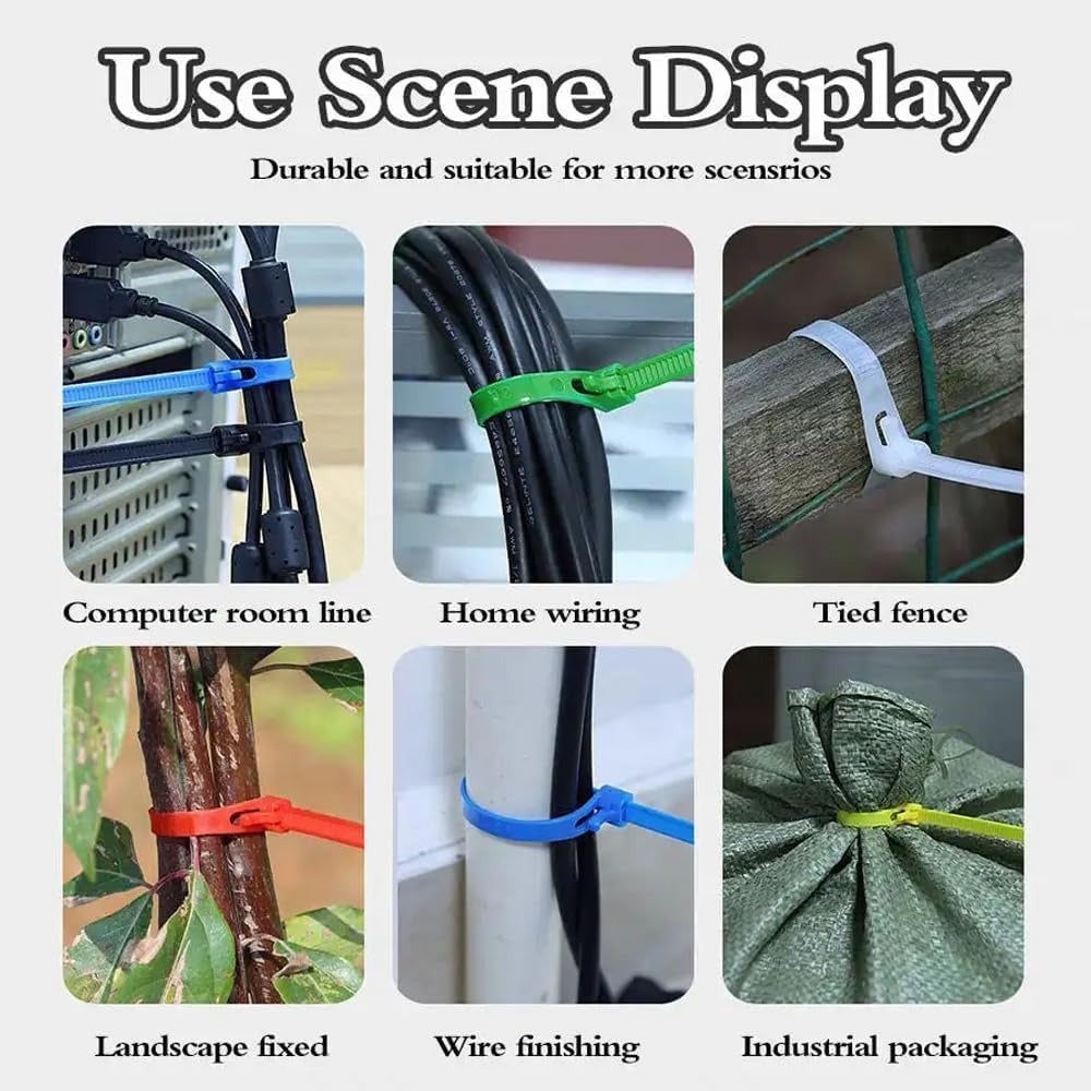 Reusable Cable Ties (Pack Of 50)