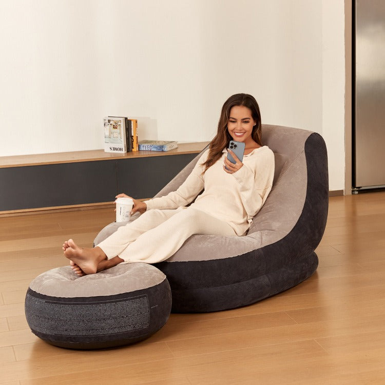 PVC Inflatable Sofa with Ottoman