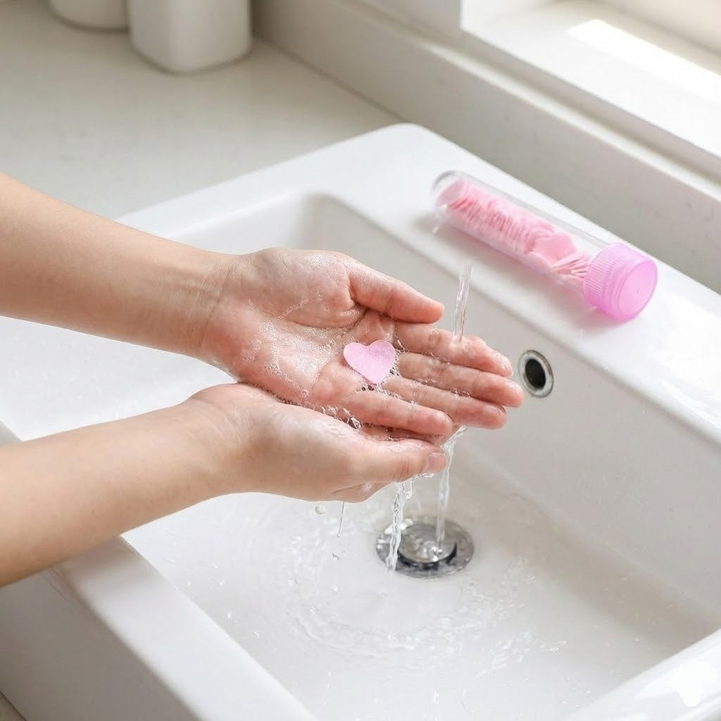 Portable Pocket Paper Soap Tubes