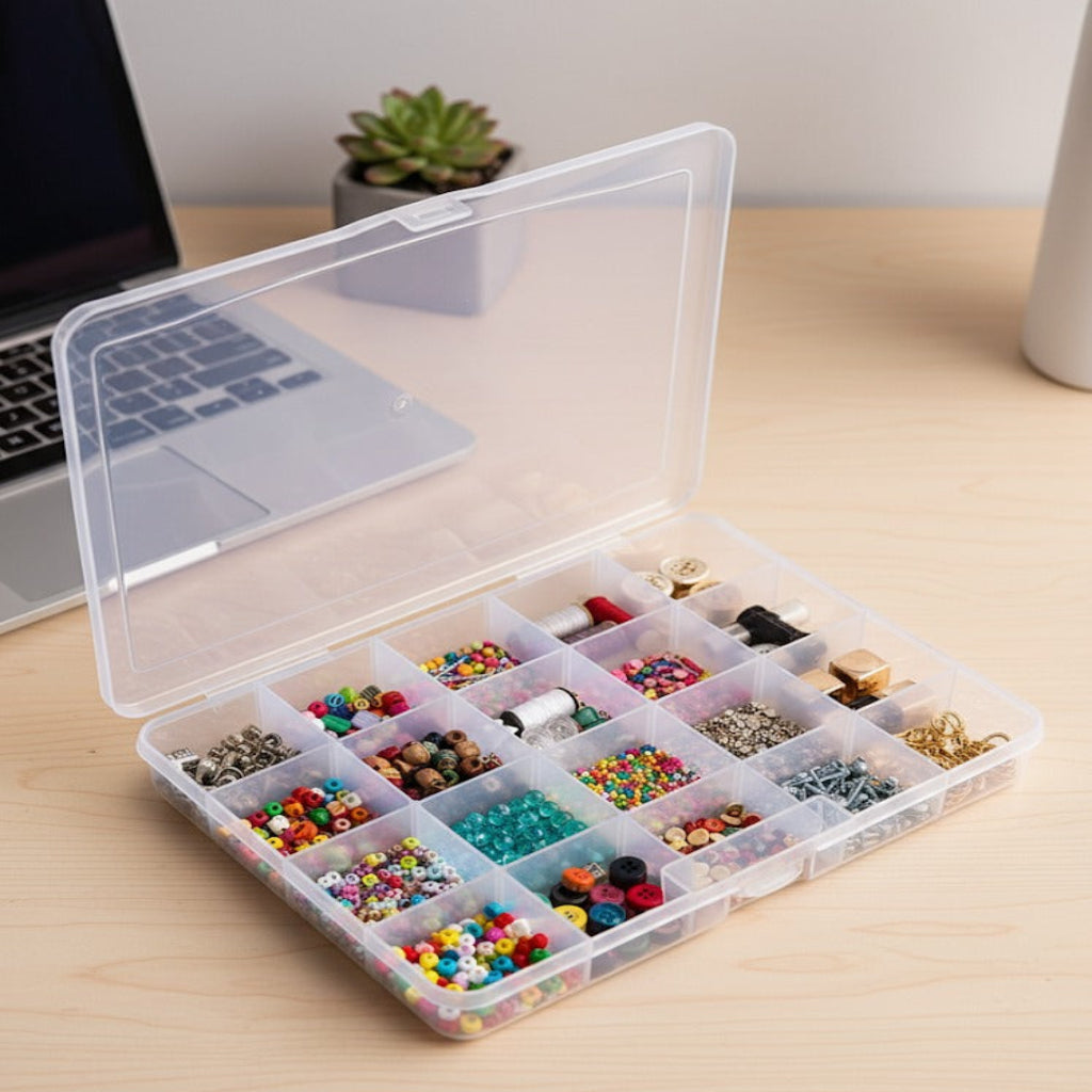 20 Grid Multi-Purpose Clear Transparent Organizer