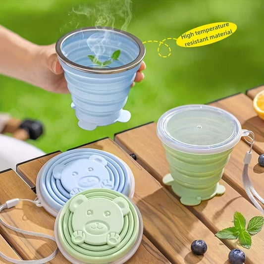 Portable Silicon Folding Glass