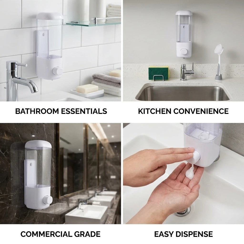 Wall-Mounted Manual Press Soap Dispenser