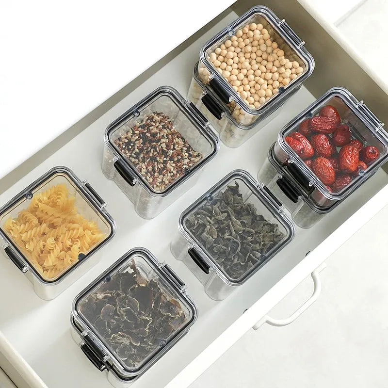 10pc Set - Plastic Storage Container Box