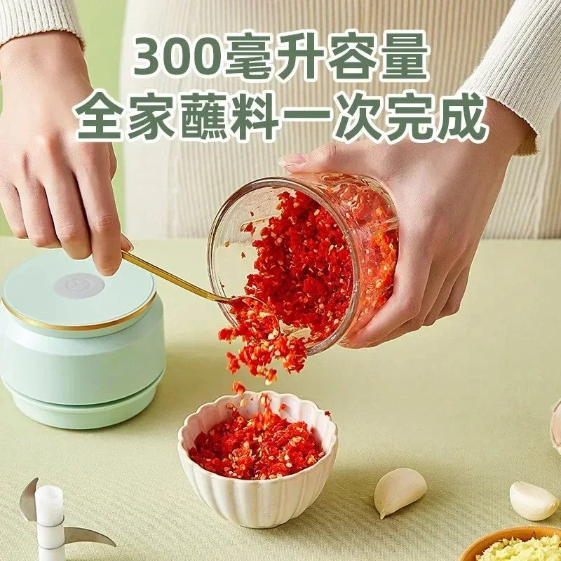 Electric Garlic Crusher Rechargeable