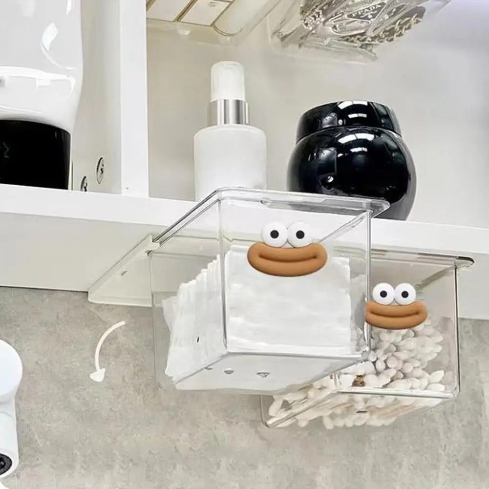 Self Adhesive Pull-Out Drawer Style Storage Box