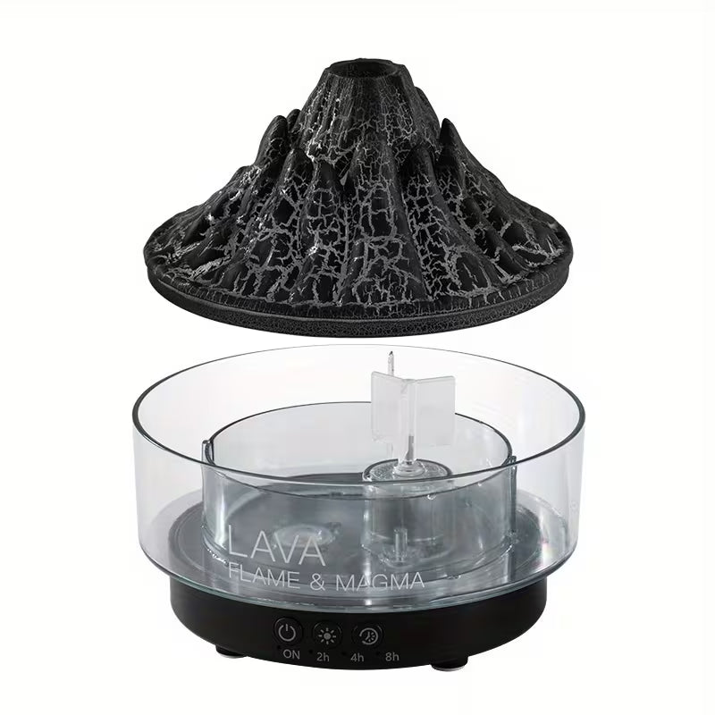 Creative Volcano-Shaped Fire Humidifier
