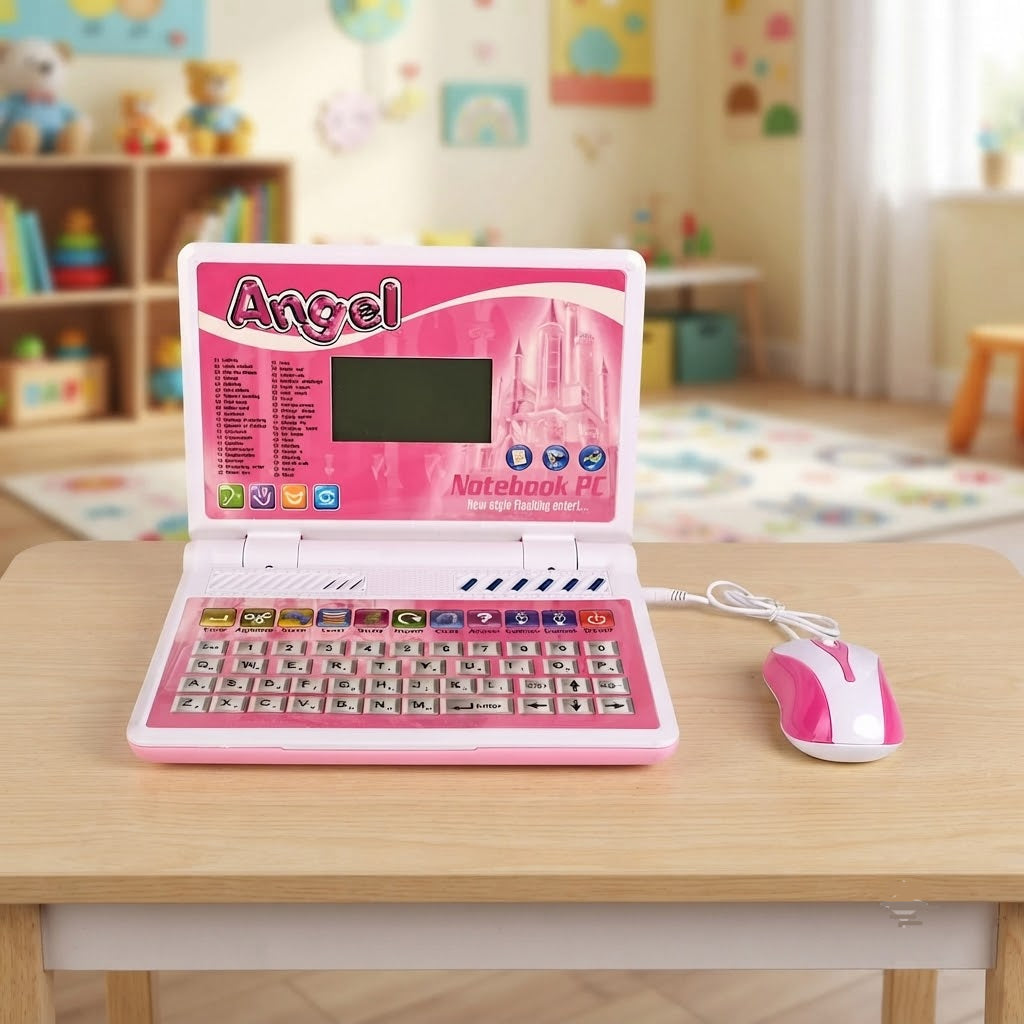 Educational and Learning Mode Kids Laptop (Cell Operated)